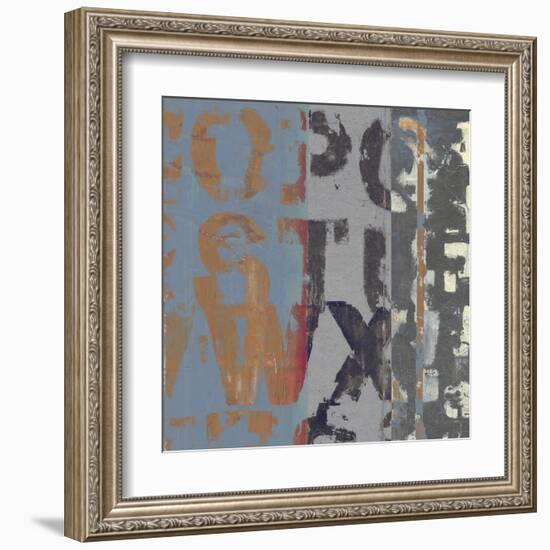 Alphabet Overlay II--Framed Art Print