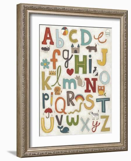 Alphabet Soup-June Vess-Framed Art Print