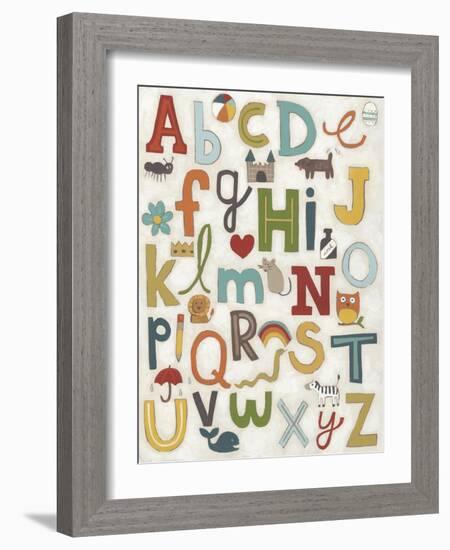 Alphabet Soup-June Vess-Framed Art Print