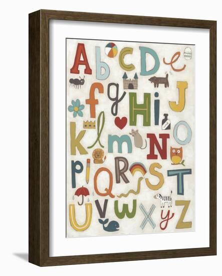 Alphabet Soup-June Vess-Framed Art Print
