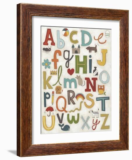 Alphabet Soup-June Vess-Framed Art Print