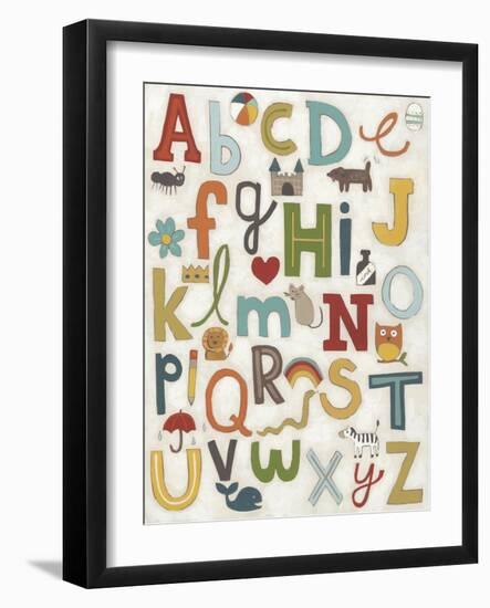 Alphabet Soup-June Vess-Framed Art Print