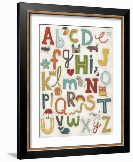 Alphabet Soup-June Vess-Framed Art Print