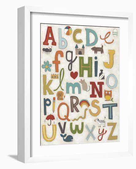 Alphabet Soup-June Vess-Framed Art Print