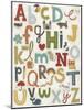 Alphabet Soup-June Vess-Mounted Art Print