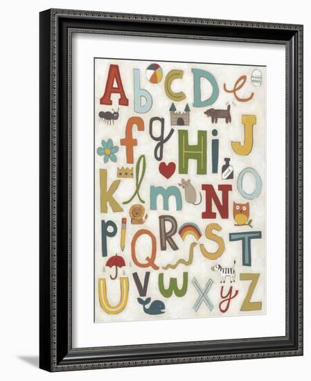 Alphabet Soup-June Vess-Framed Art Print