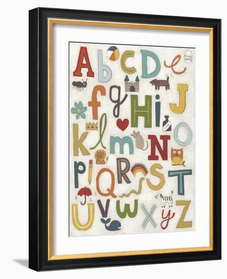 Alphabet Soup-June Vess-Framed Art Print