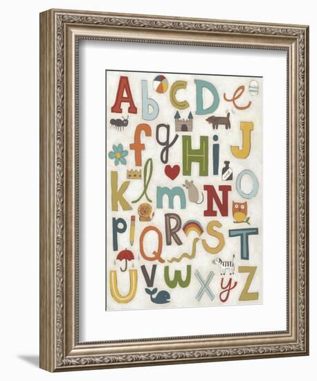 Alphabet Soup-June Vess-Framed Premium Giclee Print