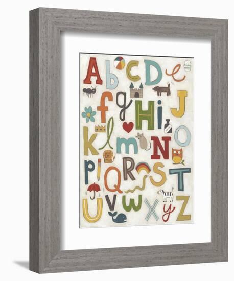 Alphabet Soup-June Vess-Framed Premium Giclee Print