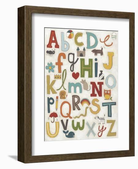 Alphabet Soup-June Vess-Framed Premium Giclee Print