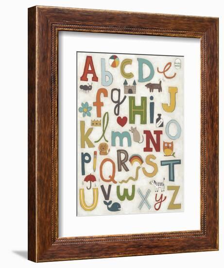 Alphabet Soup-June Vess-Framed Premium Giclee Print