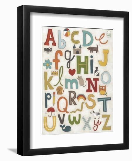 Alphabet Soup-June Vess-Framed Premium Giclee Print