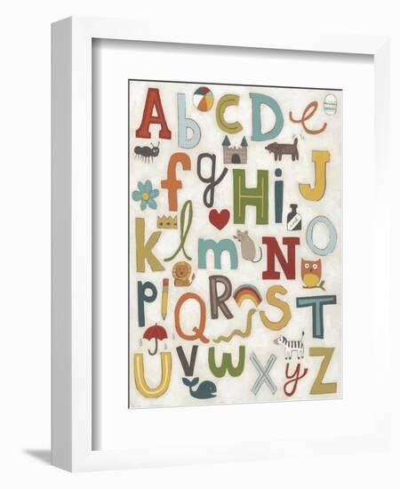 Alphabet Soup-June Vess-Framed Premium Giclee Print