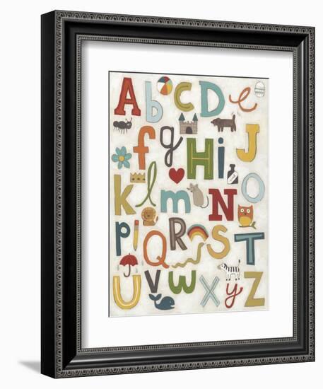 Alphabet Soup-June Vess-Framed Premium Giclee Print