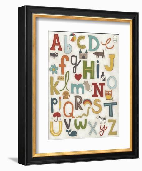 Alphabet Soup-June Vess-Framed Premium Giclee Print