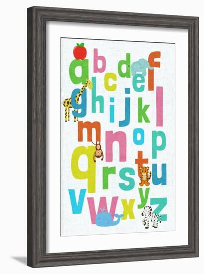 Alphabet--Framed Art Print