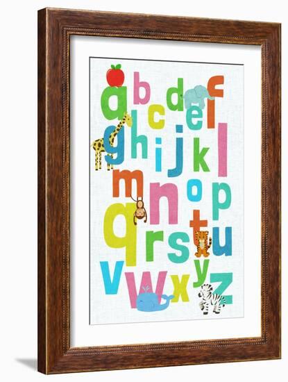 Alphabet--Framed Art Print