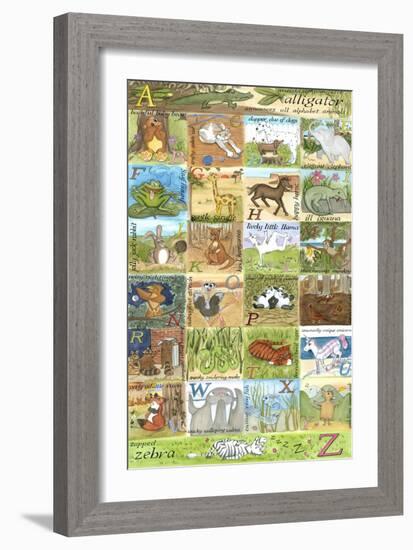 Alphabet-Tara Friel-Framed Art Print