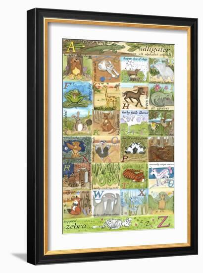 Alphabet-Tara Friel-Framed Art Print