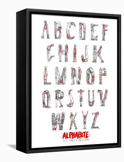 Alphabite-Doug Keith-Framed Stretched Canvas