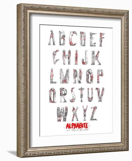 Alphabite-Doug Keith-Framed Art Print