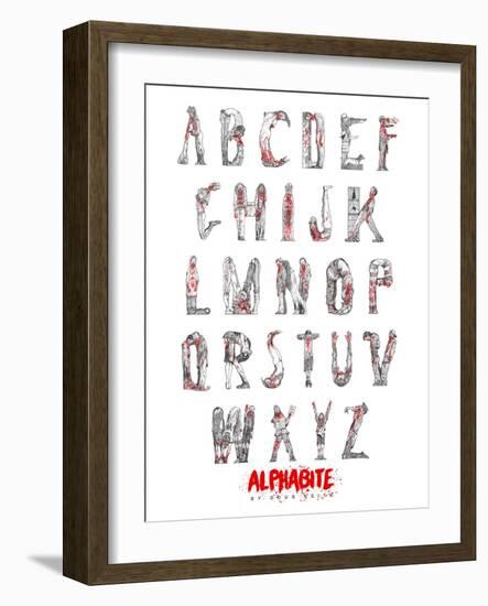 Alphabite-Doug Keith-Framed Art Print