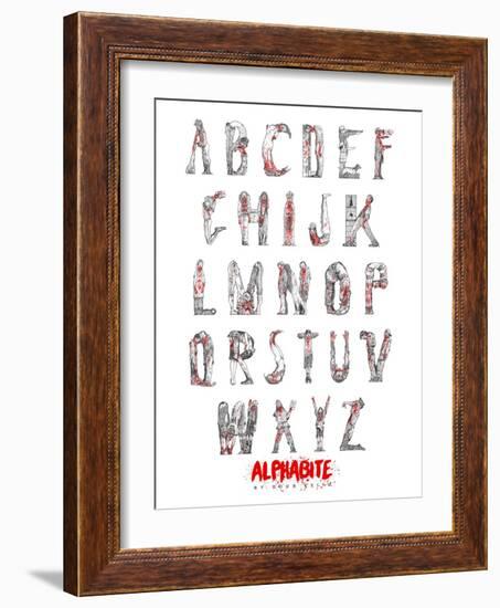 Alphabite-Doug Keith-Framed Art Print