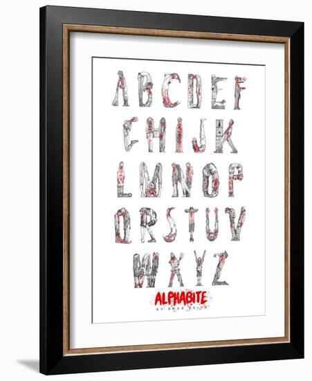 Alphabite-Doug Keith-Framed Art Print