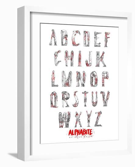 Alphabite-Doug Keith-Framed Art Print