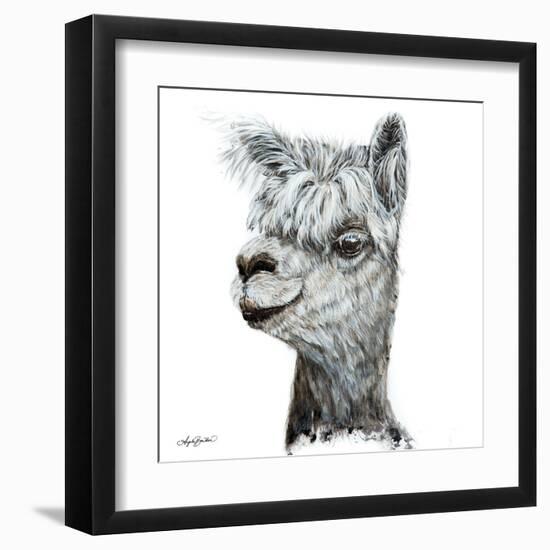 Alphie the Alpaca-Angela Bawden-Framed Art Print