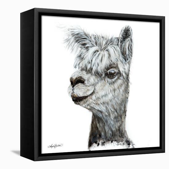 Alphie the Alpaca-Angela Bawden-Framed Stretched Canvas