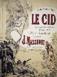 Poster for Le Cid, Opera from Poem-Alphonse D'Ennery-Framed Giclee Print