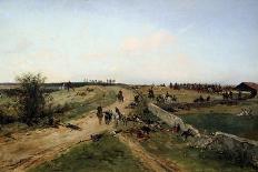 The Retreat of the French Artillery-Alphonse De Neuville-Giclee Print