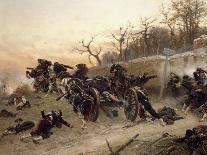 The Huns Invade Europe and Gradually Fight Their Way Westwards from About 376 Till They are Halted-Alphonse De Neuville-Art Print