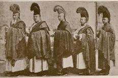 Lamas in Choral Dress, from 'Grandeur and Supremacy of Peking'-Alphonse Hubrecht-Framed Photographic Print