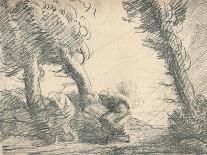 'Harvesters Surprised by the Storm', c1900, (1923)-Alphonse Legros-Giclee Print