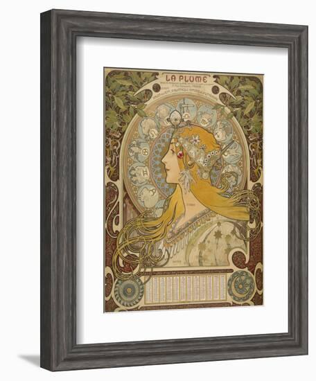 Alphonse Mucha, 1860-1939-Alphonse Mucha-Framed Giclee Print