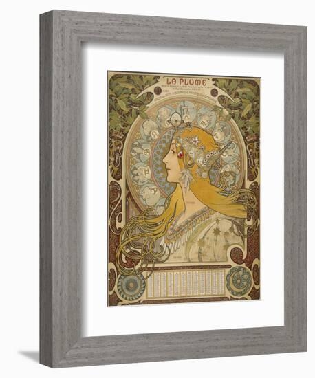 Alphonse Mucha, 1860-1939-Alphonse Mucha-Framed Giclee Print