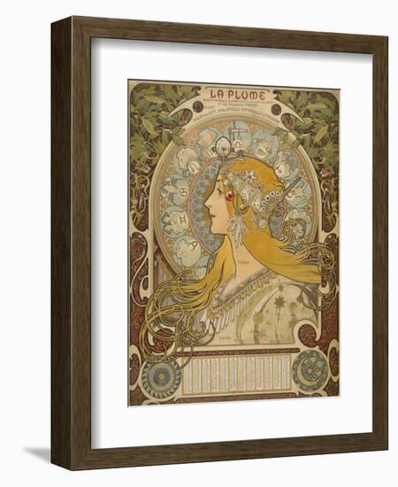 Alphonse Mucha, 1860-1939-Alphonse Mucha-Framed Giclee Print