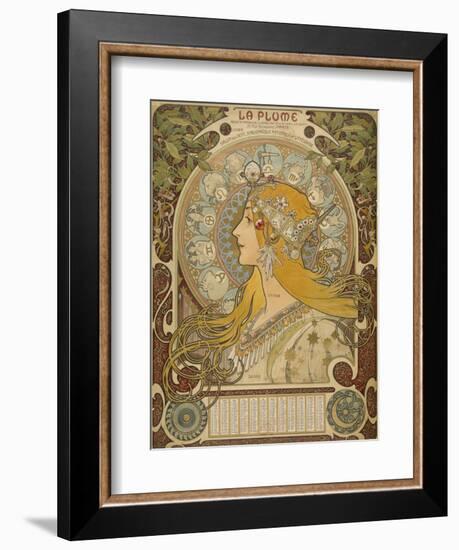 Alphonse Mucha, 1860-1939-Alphonse Mucha-Framed Giclee Print