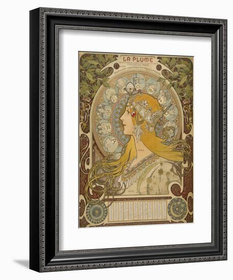 Alphonse Mucha, 1860-1939-Alphonse Mucha-Framed Giclee Print