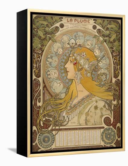 Alphonse Mucha, 1860-1939-Alphonse Mucha-Framed Premier Image Canvas