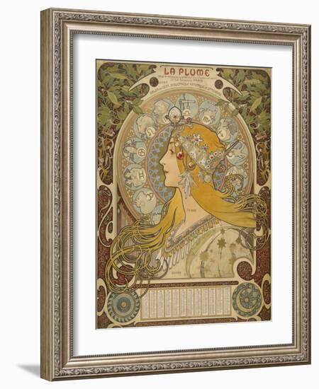 Alphonse Mucha, 1860-1939-Alphonse Mucha-Framed Giclee Print