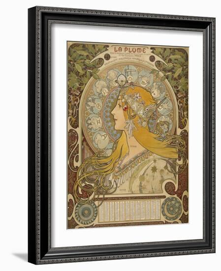 Alphonse Mucha, 1860-1939-Alphonse Mucha-Framed Giclee Print