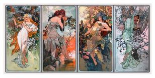The Times of the Day: Evening Contemplation, 1899-Alphonse Mucha-Giclee Print