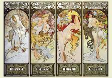 Four Seasons-Alphonse Mucha-Giclee Print