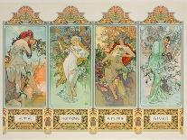 The Seasons: Spring, 1900-Alphonse Mucha-Giclee Print