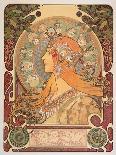 The Seasons: Variant 3-Alphonse Mucha-Giclee Print