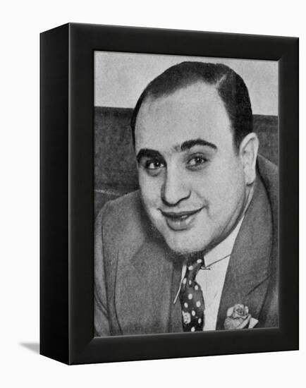 Alphonse "Scarface" Capone a Prominent Citizen of Chicago-null-Framed Premier Image Canvas