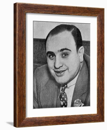 Alphonse "Scarface" Capone a Prominent Citizen of Chicago-null-Framed Photographic Print